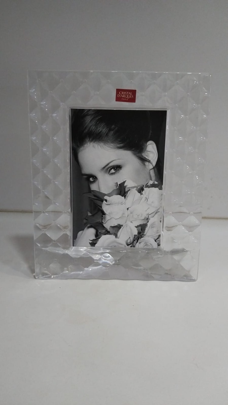 02610288532 Cristal D'arques Beyaz Kristal Çerçeve Boudoir 18x22cm Paris 7x8,5inch 1 Adet
