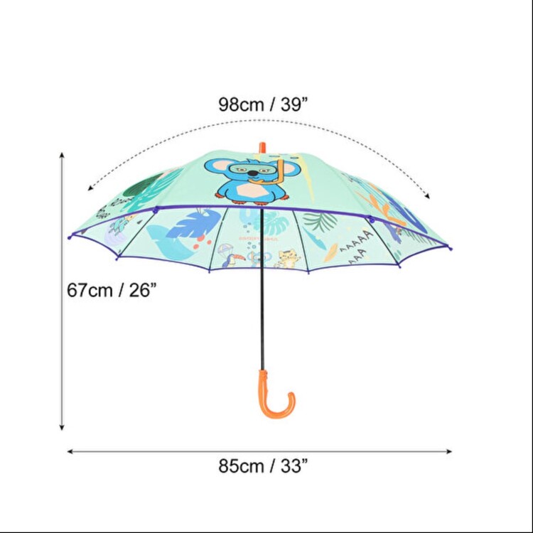 MAM361461801 Jungle Friends Çocuk Şemsiye Unisex Koleksiyon 1 Adet