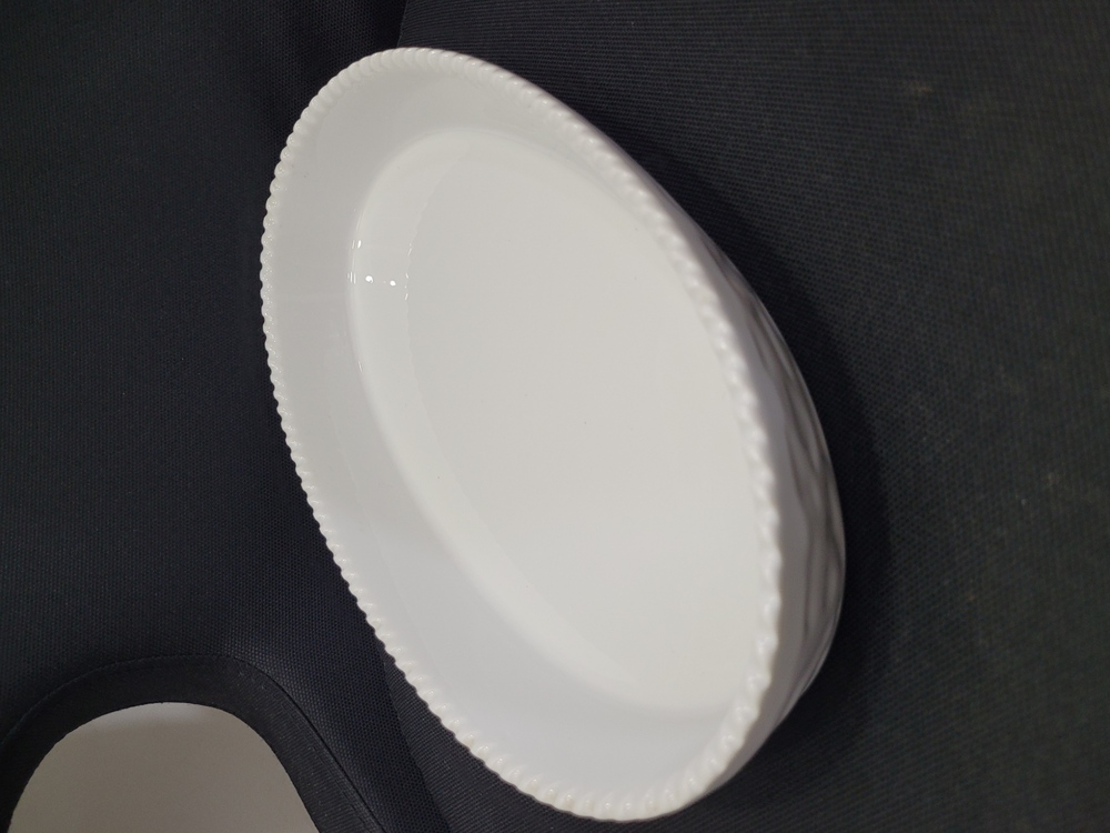 517032 Seramik Beyaz Fırın Kabı 31x19x4cm 1 Adet