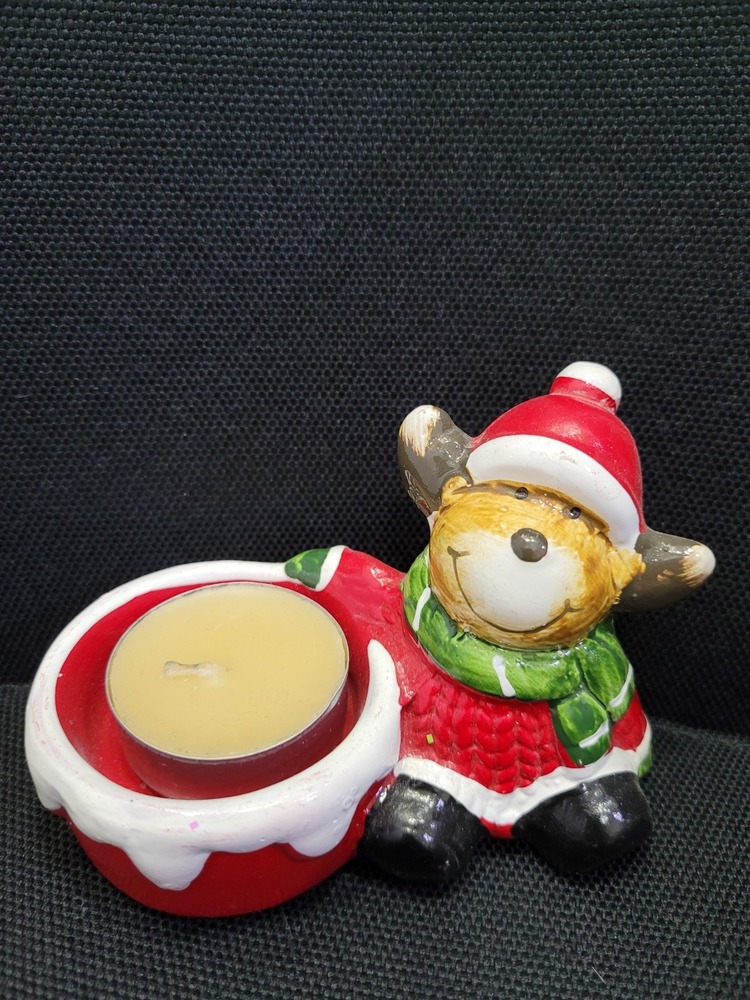 GP-2917 Giftpoint Noel Yılbaşı Poliserin Mumluk Tealightlı 10cm 1 Adet