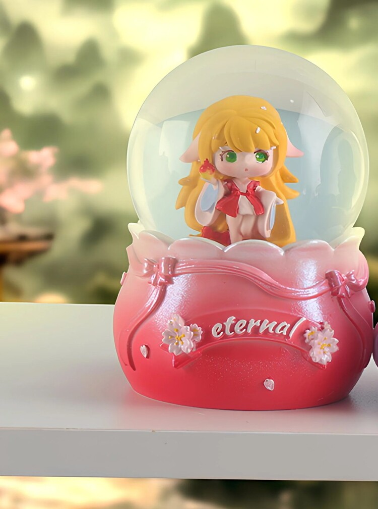 BSNW-XJC0279-45 Snowball 45mm Işıklı Kar Küre Yeni Gelen Şubat 2025 1 Adet