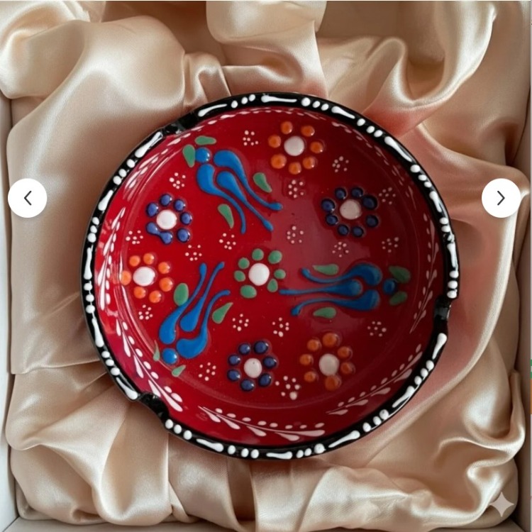A1041556813 SERAMİK KÜLLÜK, EL YAPIMI SERAMİK KÜLLÜK, HAND MADE CERAMİC ASHTRAY, DEKORATİF
