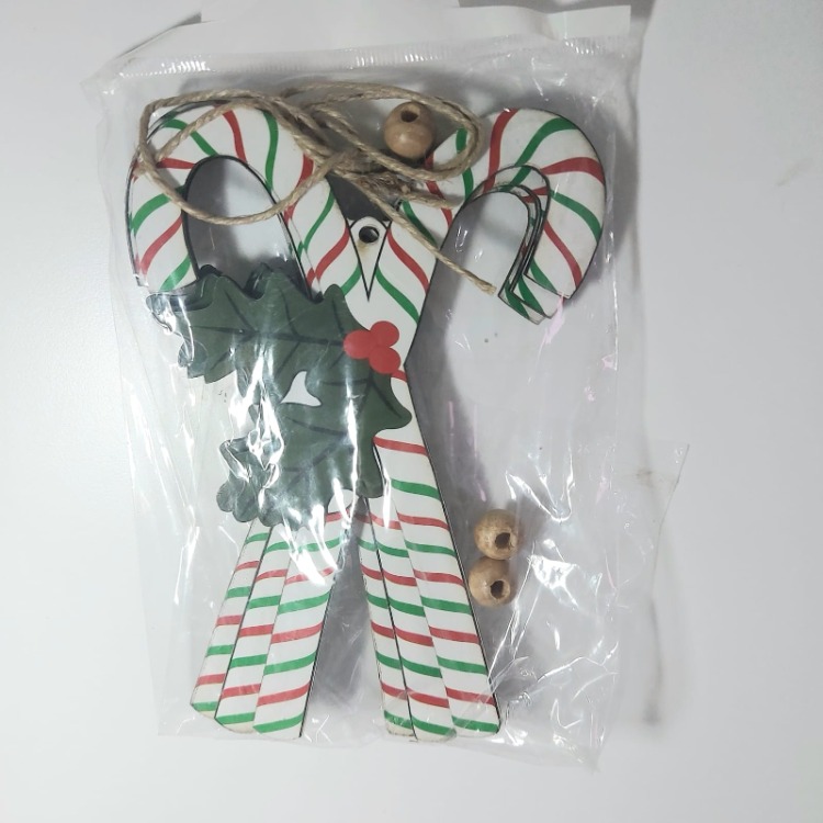 B161616112025 CANDY CANE 3.lü Noel süs 15cm