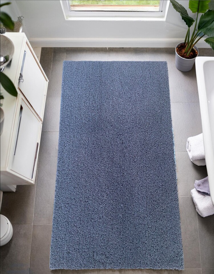 BukleLacivert_46036 Bukle Halı | Lacivert 80 x 150 cm