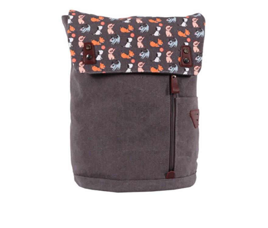 BGD8681126436151 Design Dogs Vintage Laptop Sırt Çantası Gri 1 Adet