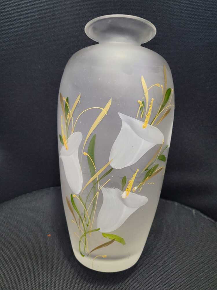 193418092025 Cam İtalyan El Yapım Vazo Küçük 25cm 1 Adet