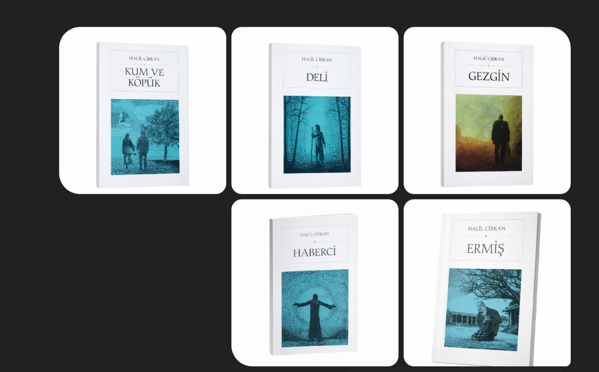 8681695329694 Halil Cibran Seti (5 Kitap) KARBON KİTAPLAR
