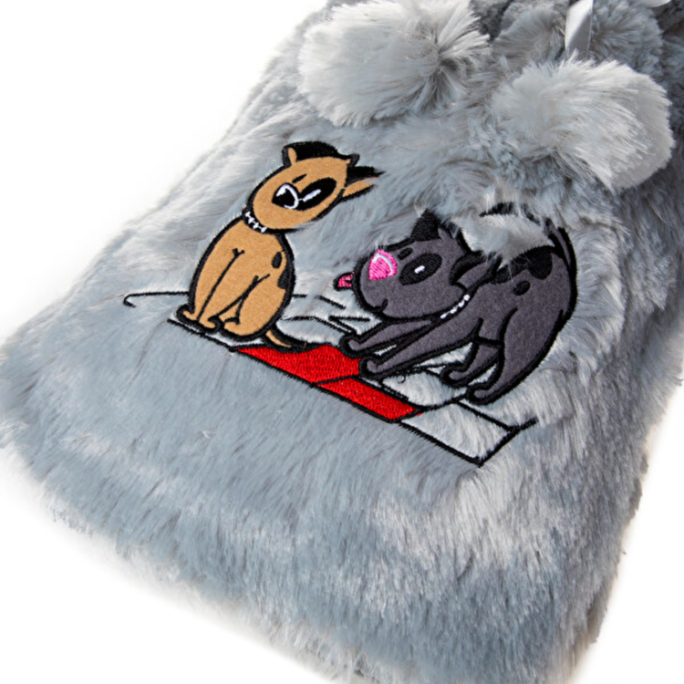 BGD11881016 Biggdesign Dogs Gri Peluş Sıcak Su Torbası KİŞİSEL BAKIM / SAĞLIK