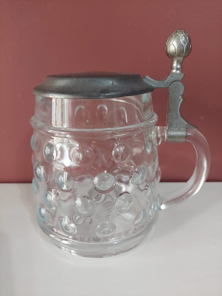 305211091735 Germany Vintage Orjinal BMF Bierseidel Bira 12x8cm Cam Bardak 1 Adet