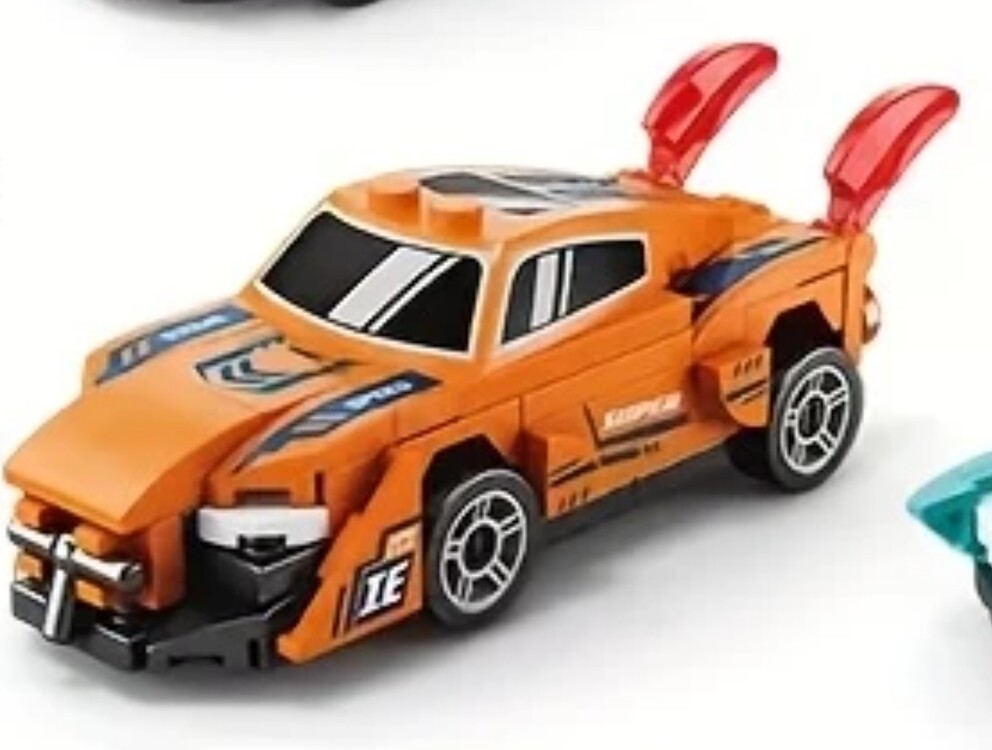 9140-5 Stil Spor Araba Süper Yapı Blokları Modeli Yarış Arabası Model
