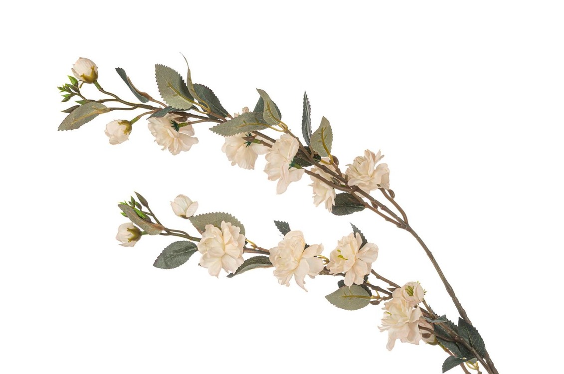P264.369491 Beyaz Çoklu Yapay Çiçek 95cm Dekorasyon Gerçekçi 1 Adet