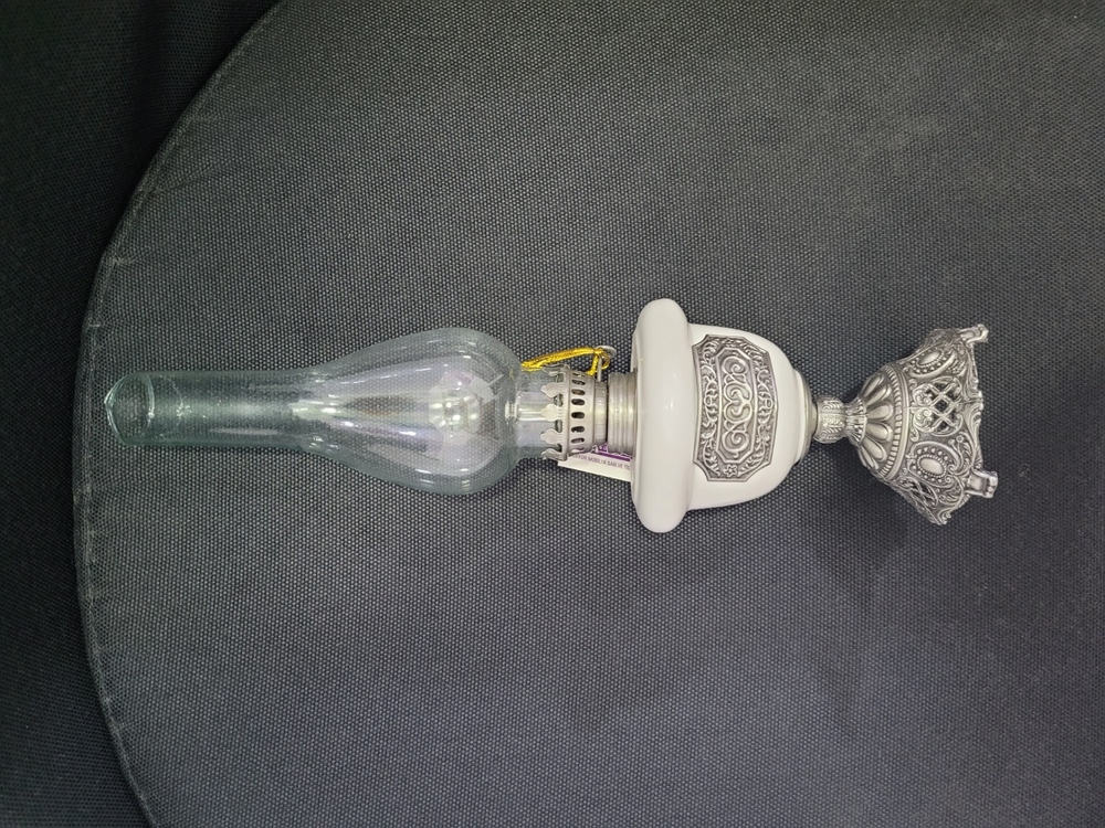 080520251937 Cam Metal Gaz Lambası Vintage 30x7cm 1 Adet