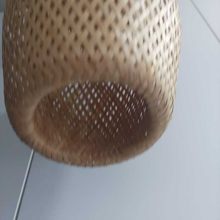 00005M8DAB Sole Bambu Avize Rustik Doğal Bohem Tekli Sarkıt Elektrik