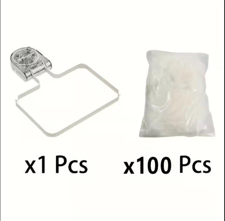 DA1498675 1 adet Raf Güçlü Emişli Mutfak Lavabo Filtresi + 100 adet Filtre Ağı / Yarı Saydam
