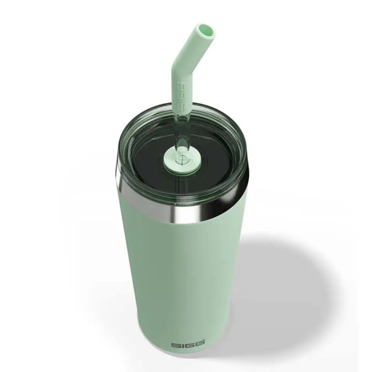 SIGG 6015.70 Sigg Helia Milky Green 0,6lt Çelik Termos Yeşil Switzerland Matara 1 Adet