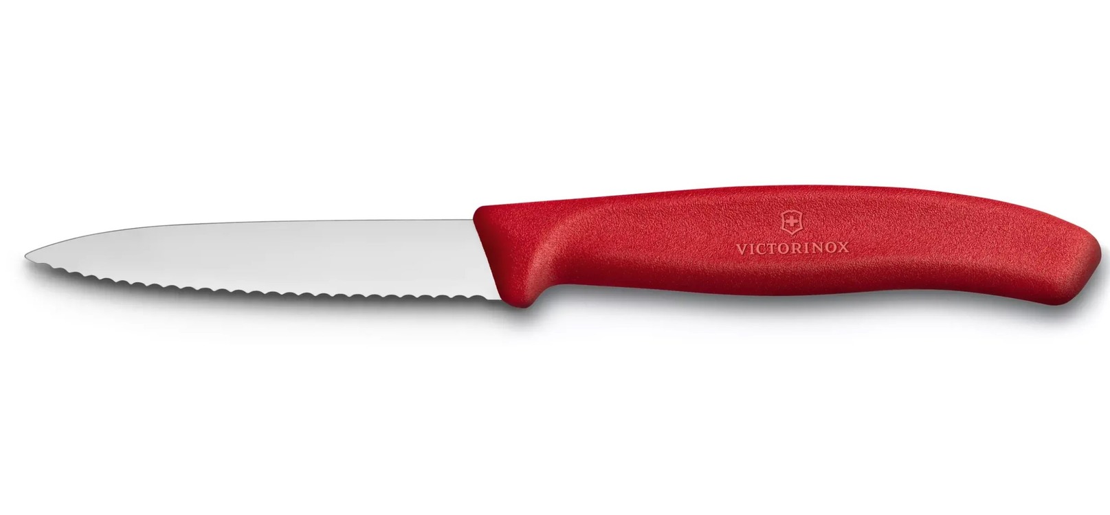 VT 6.7631 Victorinox 8cm Kırmızı Tırtıklı Soyma Bıçağı SwissClassic Mutfak 1 Adet