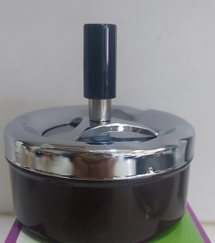 AADA-1-154 basmalı küllük Yük 11cm Çap 9 cm Kahverengi