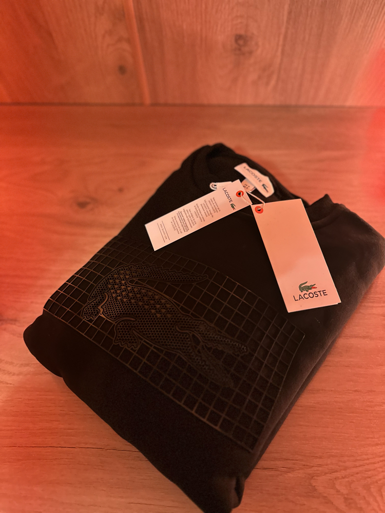 LACOSTE SİYAH KAZAK