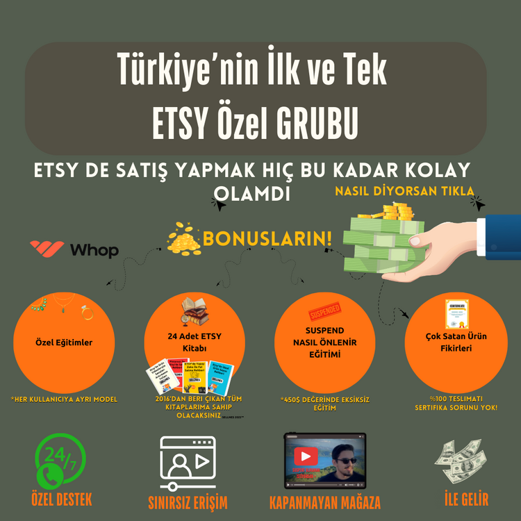 Türkiye'nin İlk Ve Tek ETSY Özel Eğitim Grubu