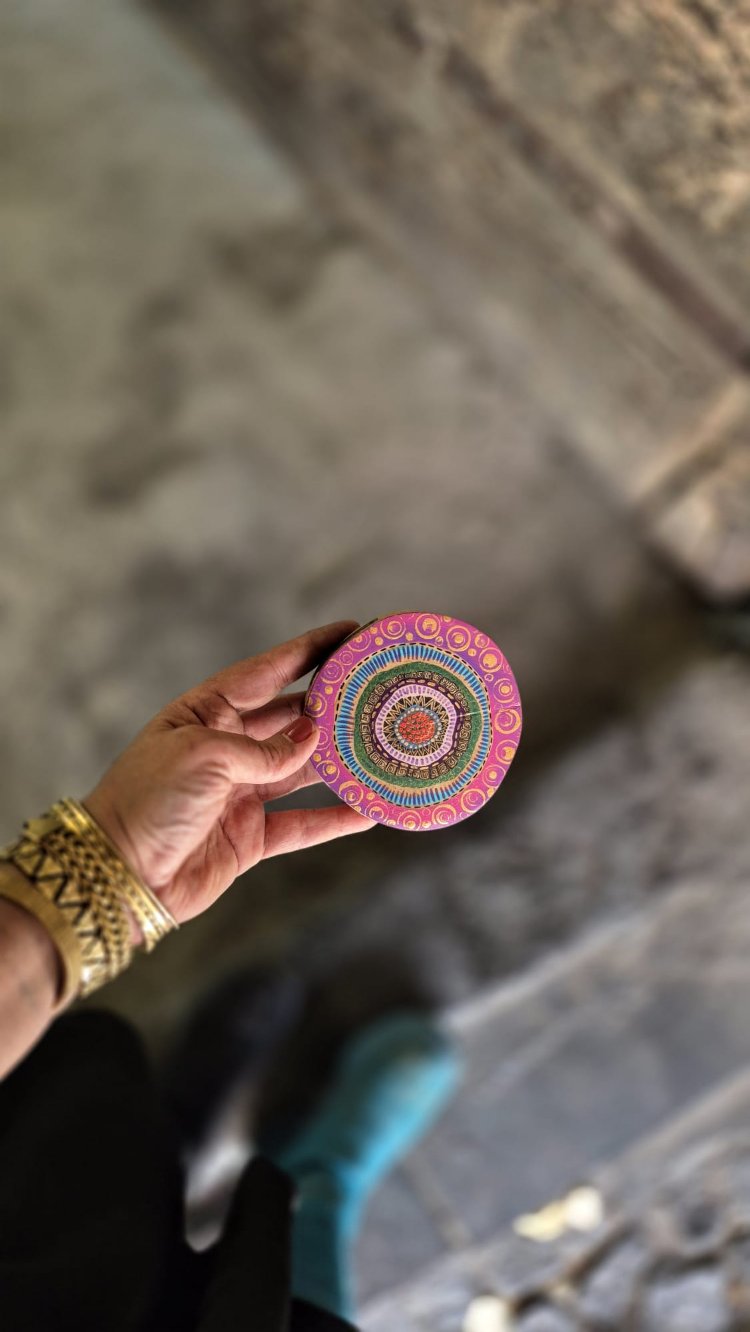 ağaç nazar boncuğu/ pembe
