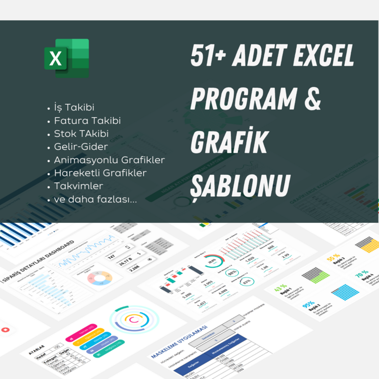 51+ EXCEL PROGRAM ŞABLONLARI PAKETİ