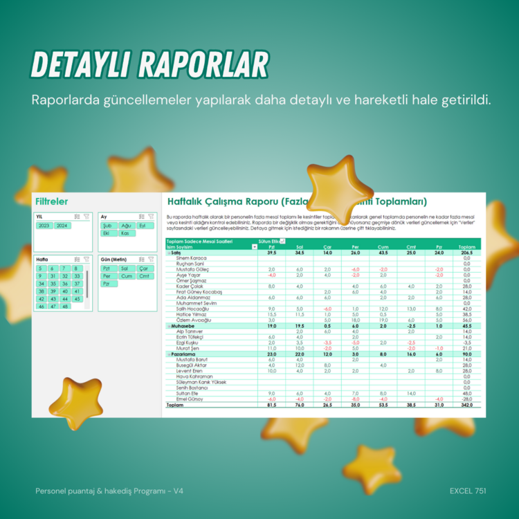 Personel Puantaj & Hakediş Programı - V4