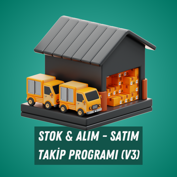 STOK & ALIM - SATIM TAKİP PROGRAMI (V3)