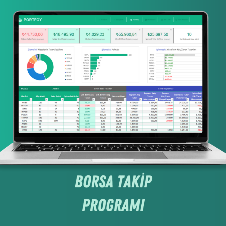 BORSA TAKİP PROGRAMI (v3)