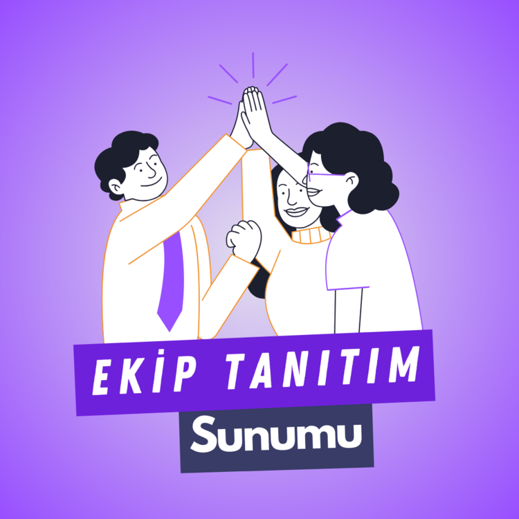 EKİP TANITIM SUNUMU (5 Kartlı) - POWERPOINT
