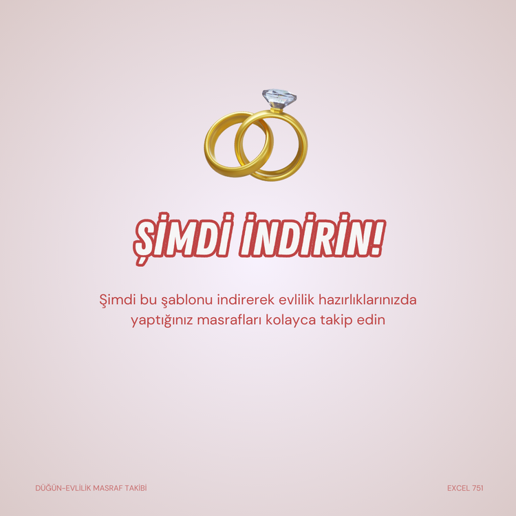 DÜĞÜN - EVLİLİK MASRAF TAKİBİ