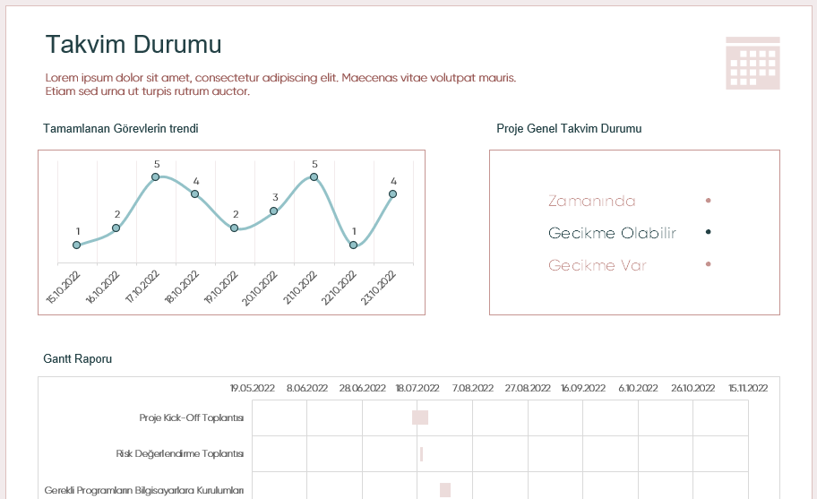 PROJE DURUM RAPORU