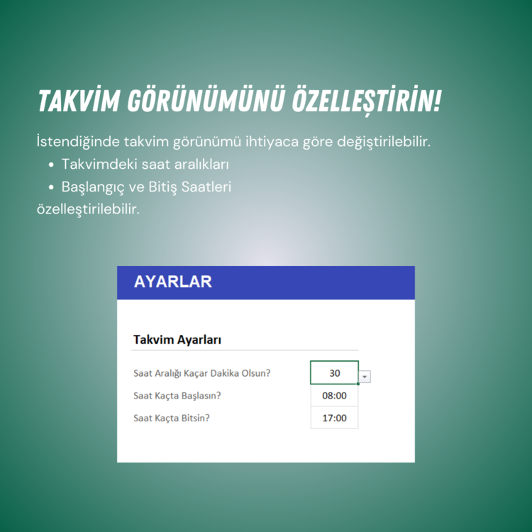 EXCEL - HASTA RANDEVU TAKİP PROGRAMI