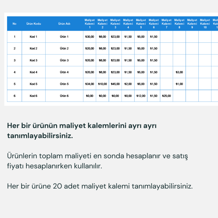 PAZARYERİ SATIŞ FİYATI HESAPLAMA [EXCEL]