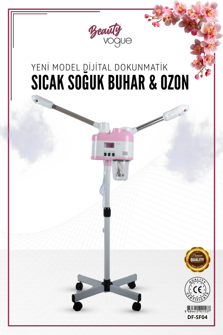 Çift Başlıklı Sıcak & Soğuk Buhar Ve Ozon Makinesi