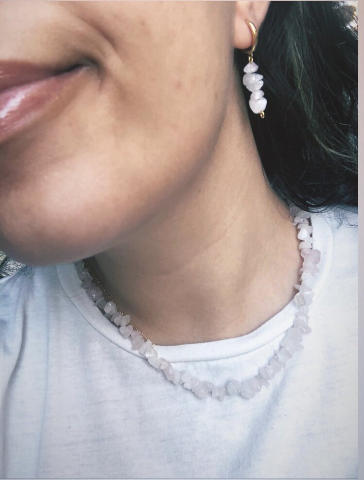 Pembe Kuvars Set