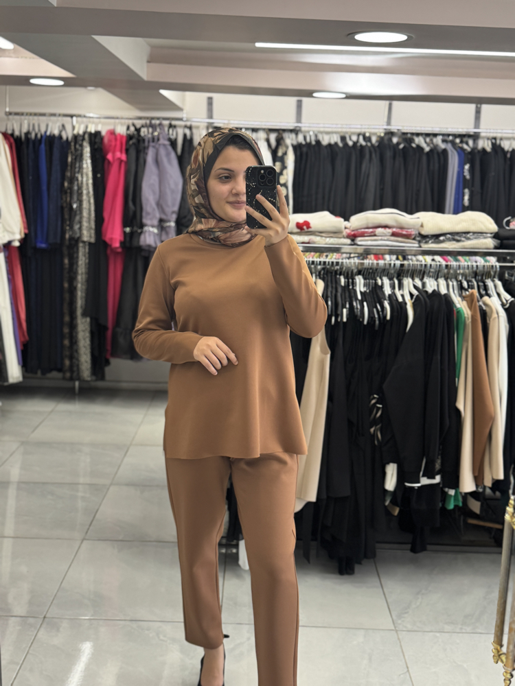 Scuba pantolon takım
