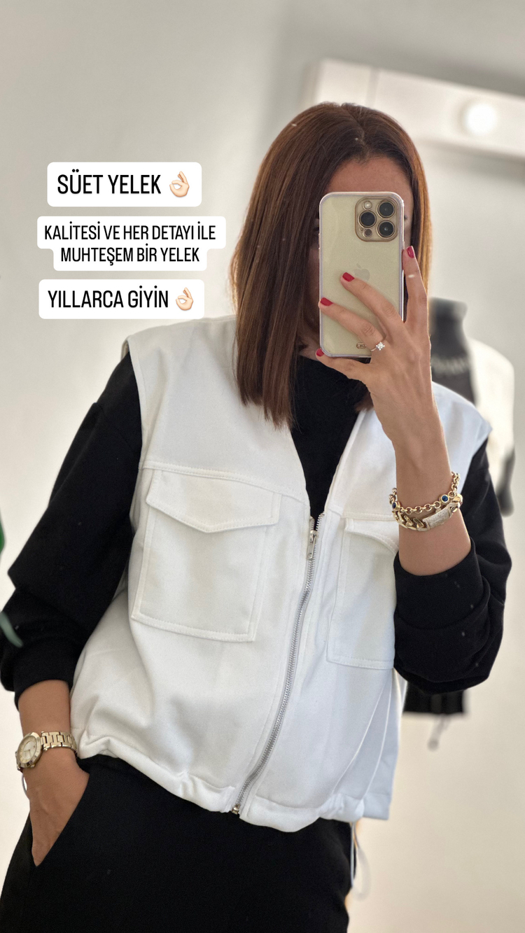 SÜET Yelek