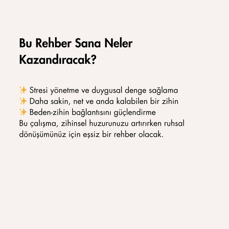 Mindfulness Çalışma Kitabı: Zihinsel Denge ve Duygusal Dönüşüm İçin Rehberiniz