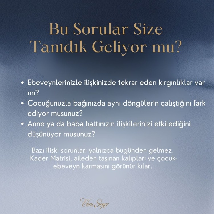 Kader Matrisinde Ebeveyn-Çocuk İlişkisi Temel Kursu