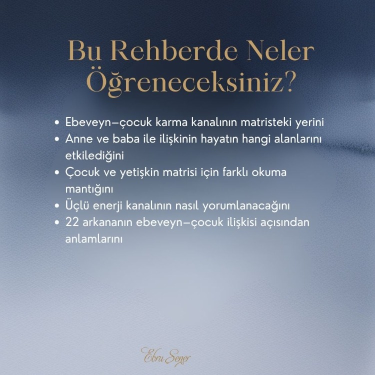 Kader Matrisinde Ebeveyn-Çocuk İlişkisi Temel Kursu