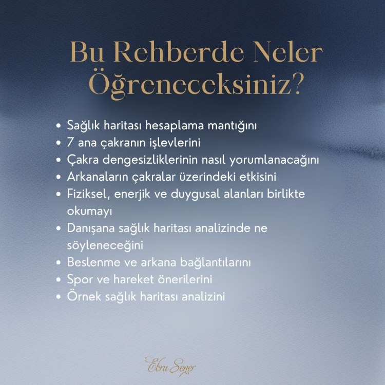 Temel Kurs: Kader Matrisinde Sağlık Haritası ve Çakra Analizi