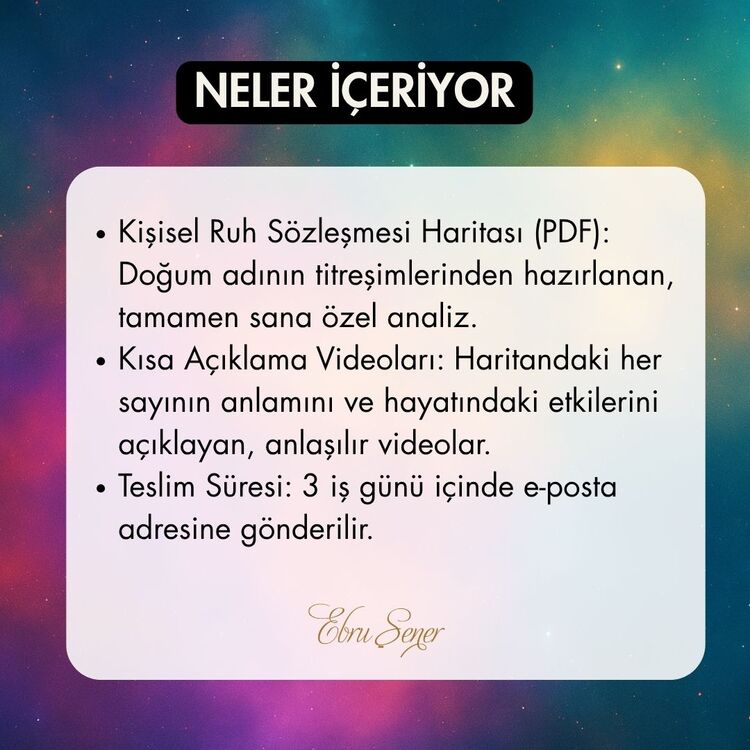 Dijital Ruh Planı Okuması  