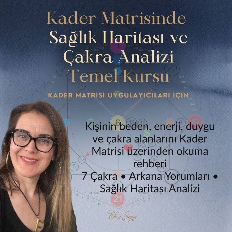 Temel Kurs: Kader Matrisinde Sağlık Haritası ve Çakra Analizi
