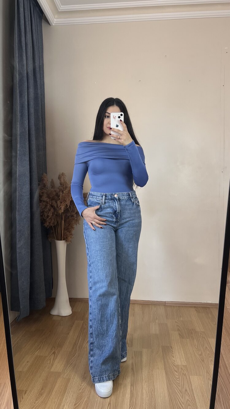 Zra Bodysuit Mavi
