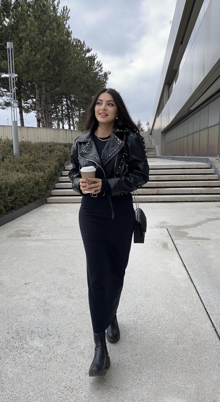 Füme Modal Elbise