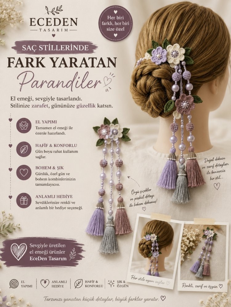 .

Saç Stillerinde Fark Yaratan Dokunuş: EceDen Tasarım Parandiler ✨