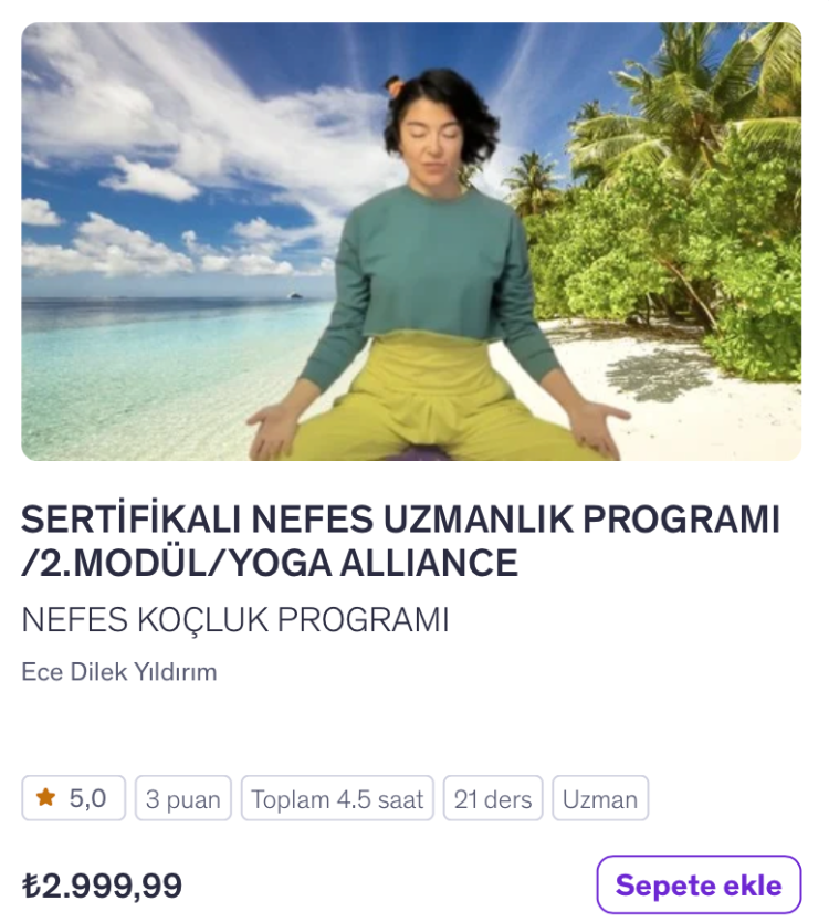 NEFES UZMANLIK PROGRAMI 3 MODÜL VE KOÇLUK