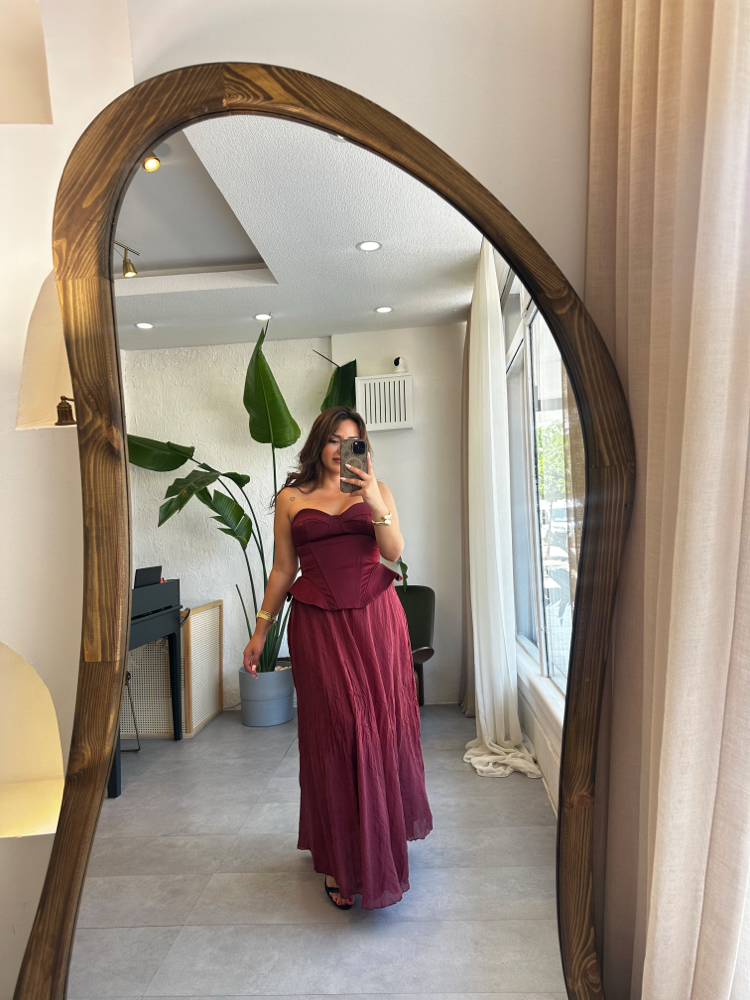 Bordo Straplez Korse