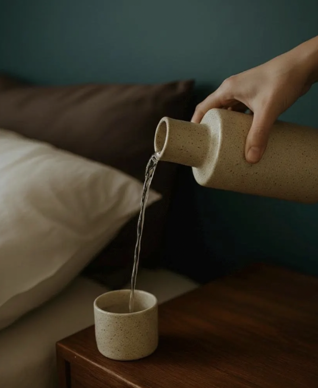 Bedside Carafe Set Pottery Template: