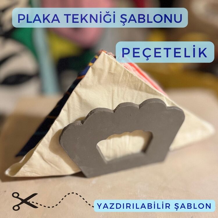 Peçetelik Dijital indirilebilir Şablon